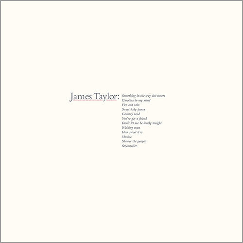 James Taylor GREATEST HITS 180g BEST OF 12 ESSENTIAL SONGS New Black Vinyl LP
