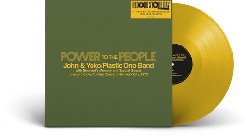 John Lennon/Plastic Ono Band POWER TO THE PEOPLE: LIVE RSD 2025 Colored Vinyl LP