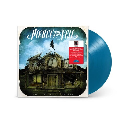 Pierce The Veil COLLIDE WITH THE SKY New Limited Aqua Colored Vinyl LP