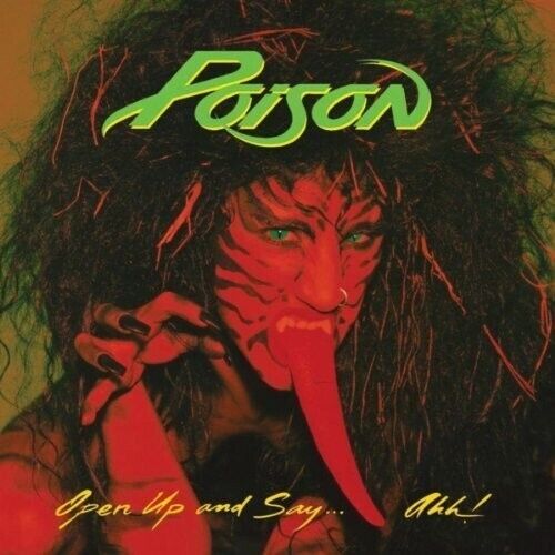 Poison OPEN UP AND SAY...AHH! Limited Edition NEW RED COLORED VINYL RECORD LP