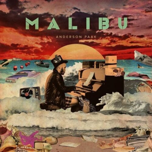 Anderson Paak MALIBU (RSD ESSENTIALS) New Orange/White Colored Vinyl Record 2 LP