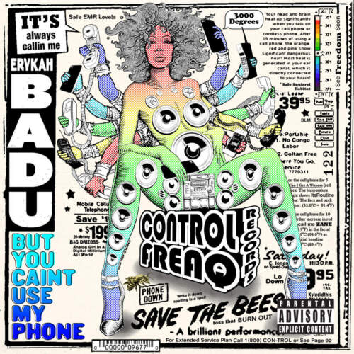 Erykah Badu BUT YOU CAINT USE MY PHONE Limited NEW PURPLE COLORED VINYL LP