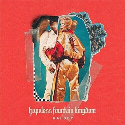 Halsey HOPELESS FOUNTAIN KINGDOM Limited Edition NEW CLEAR/TEAL COLORED VINYL RECORD LP