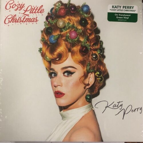 Katy Perry COZY LITTLE CHRISTMAS New Sealed Green Colored Vinyl 7" Single