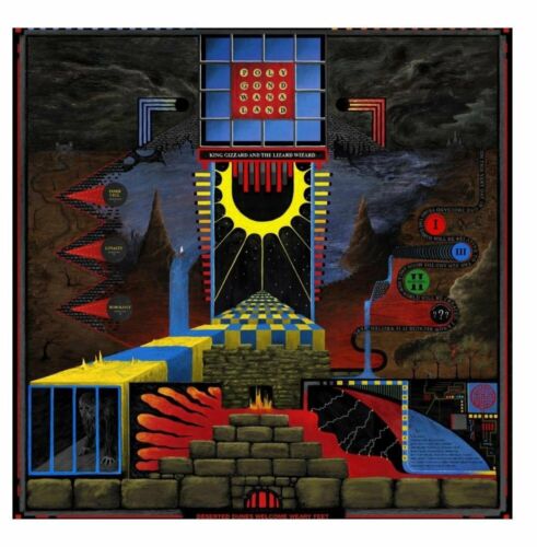 King Gizzard & The Lizard Wizard POLYGONDWANALAND New Sealed 4-Way Colored Vinyl LP