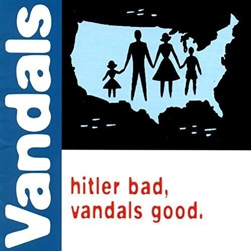 The Vandals HITLER BAD, VANDALS GOOD Limited NEW SEALED GREEN COLORED VINYL LP