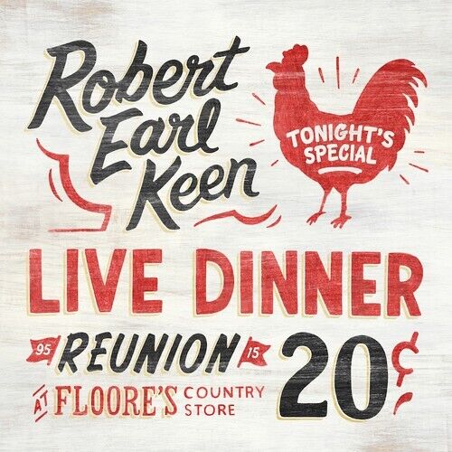 Robert Earl Keen LIVE DINNER REUNION Dualtone NEW SEALED BLACK VINYL RECORD 2 LP