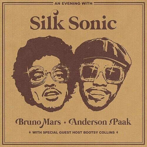 Bruno Mars/Anderson.Paak AN EVENING WITH SILK SONIC New Sealed Black Vinyl LP